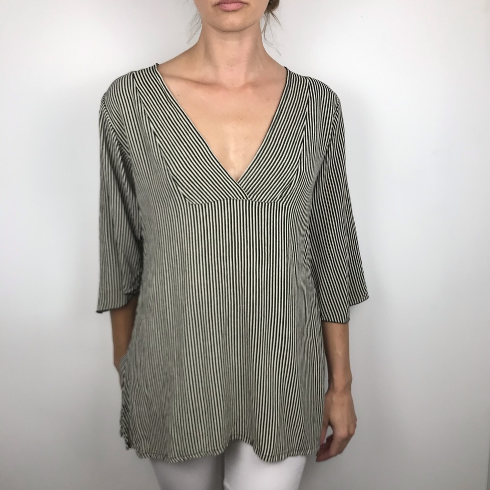 MASAI striped tunic top